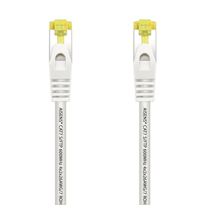 Cabo de Rede RJ45 SFTP Aisens A146-0489 Cat.7/ 50cm/ Branco