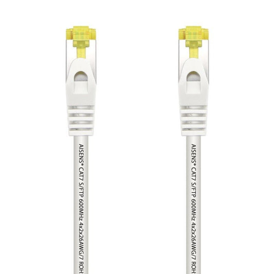 Cable de Red RJ45 SFTP Aisens A146-0489 Cat.7/ 50cm/ Blanco