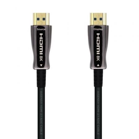 Cable HDMI 2.1 AOC 8K Aisens A153-0522/ HDMI Macho - HDMI Macho/ 60m/ Negro