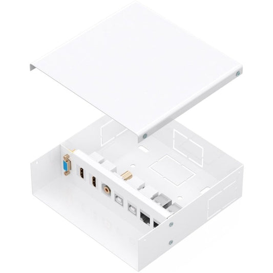Caixa de Conexões Aisens A127-1031/ VGA - 2x HDMI - Jack 3.5 - 2x USB-B - 2x RJ45