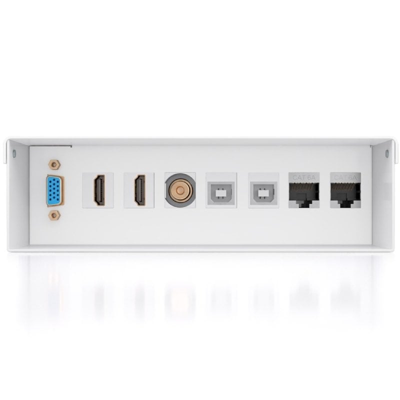 Caja de Conexiones Aisens A127-1031/ VGA - 2x HDMI - Jack 3.5 - 2x USB-B - 2x RJ45