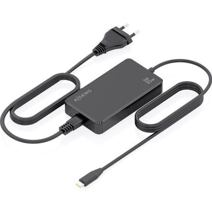 Carregador de Secretária GaN Aisens ASCH-1PD65D068-BK/ 1xUSB Tipo-C/ 65W