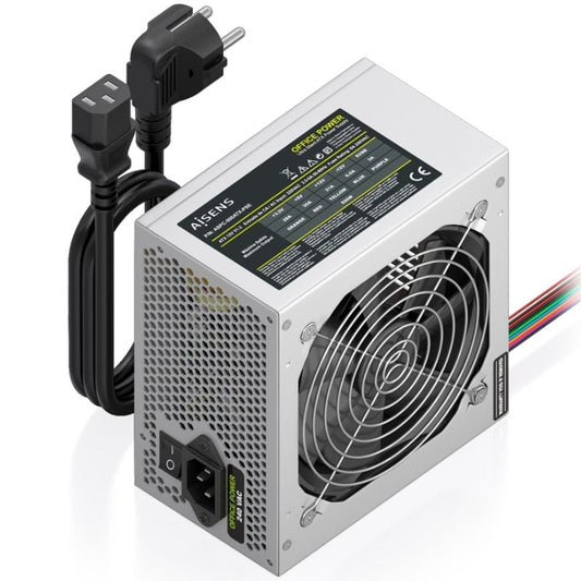 Fonte de Alimentação Aisens ASPC-500ATX-PSE/ 500W/ Ventoinha 12cm