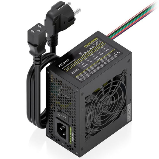 Fonte de Alimentação SFX Aisens ASPC-500SFX-PSEBK/ 500W/ Ventoinha 8cm