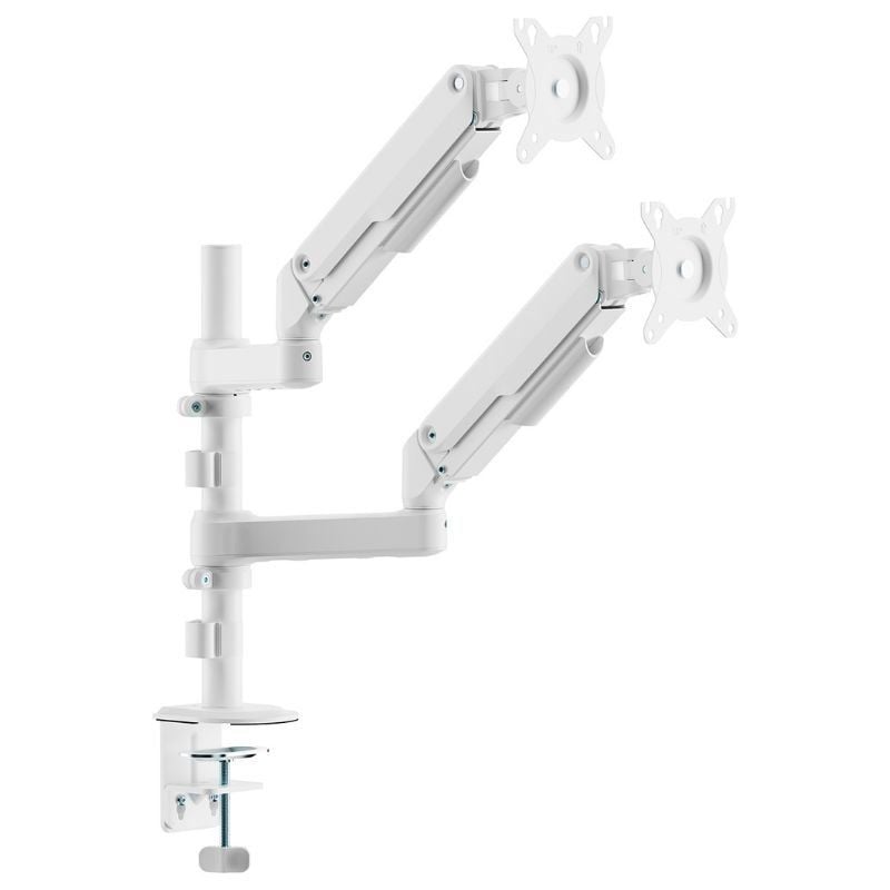 Suporte de Mesa com Contrapeso para 2 Monitores Aisens DT32TSR-441/ Rotativo/ Inclinável/ até 9kg
