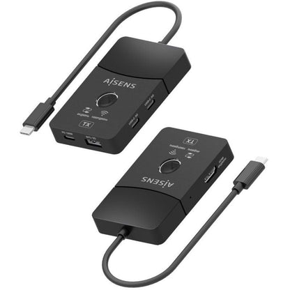 Adaptador/Transmissor de vídeo sem fios USB Tipo-C - HDMI Aisens ASWL-H2KDC30M05-BK/ 100W