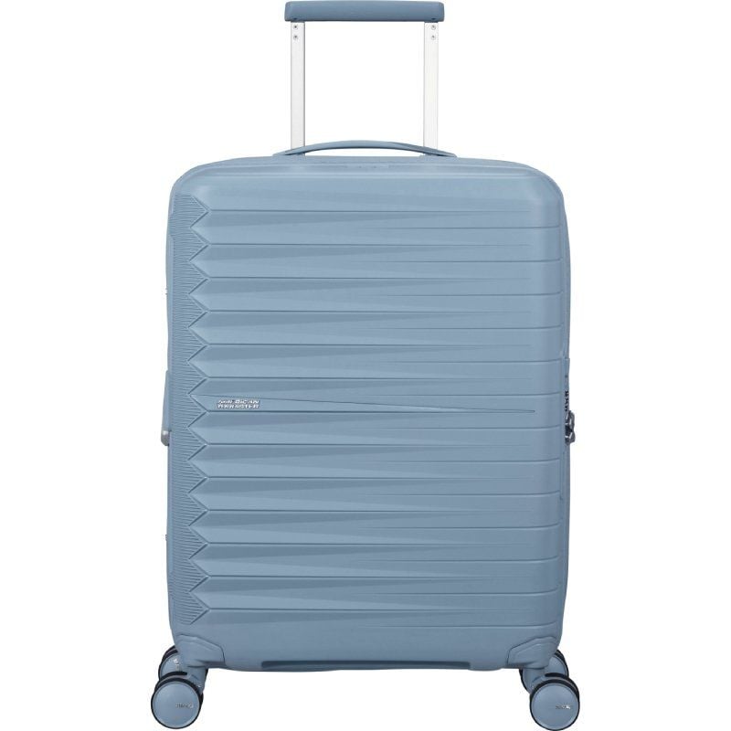 Mala de Cabine American Tourister FastForward Spinner Expansível 55cm/ 55x40x23cm/ 4 Rodas/ Azul