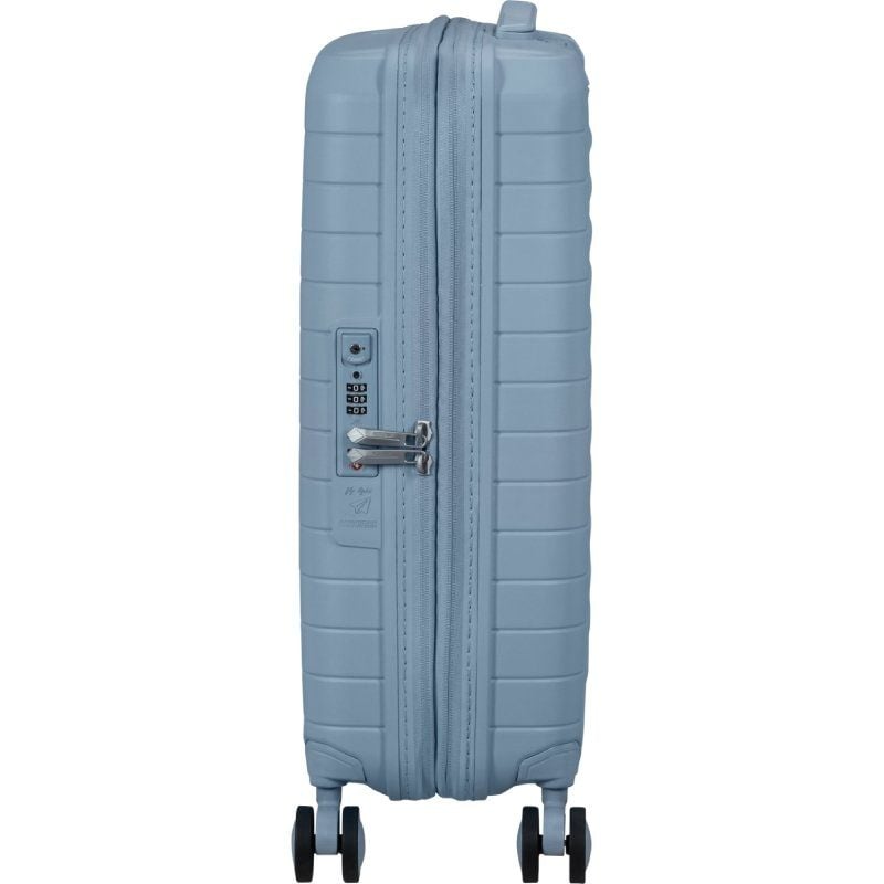 Mala de Cabine American Tourister FastForward Spinner Expansível 55cm/ 55x40x23cm/ 4 Rodas/ Azul