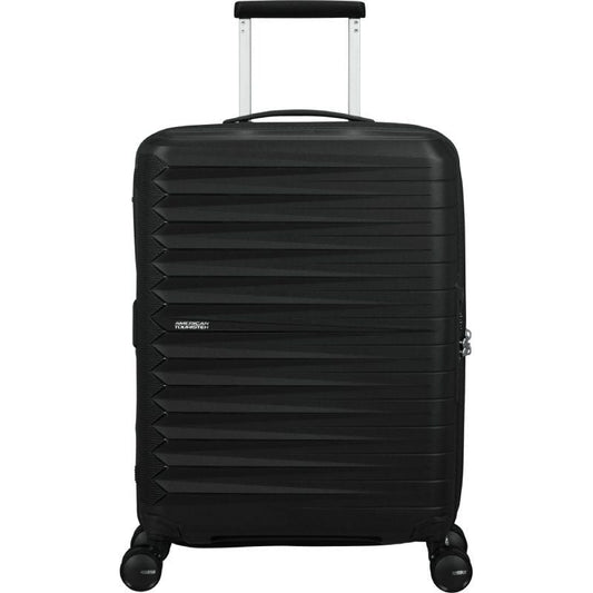 Mala de Cabine American Tourister FastForward Spinner Expansível 55cm/ 55x40x23cm/ 4 Rodas/ Preto