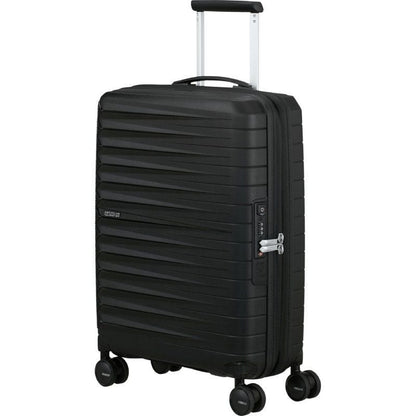 Mala de Cabine American Tourister FastForward Spinner Expansível 55cm/ 55x40x23cm/ 4 Rodas/ Preto