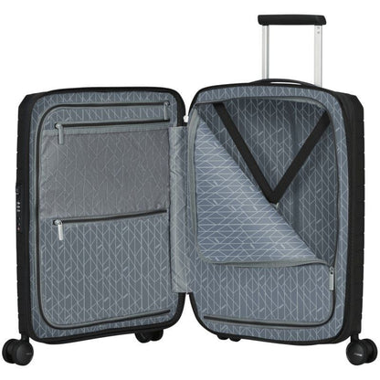Mala de Cabine American Tourister FastForward Spinner Expansível 55cm/ 55x40x23cm/ 4 Rodas/ Preto