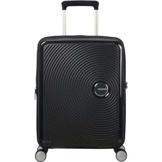 Mala de Cabine American Tourister SoundBox Spinner 55cm/ 55x40x20cm/ 4 Rodas/ Preta
