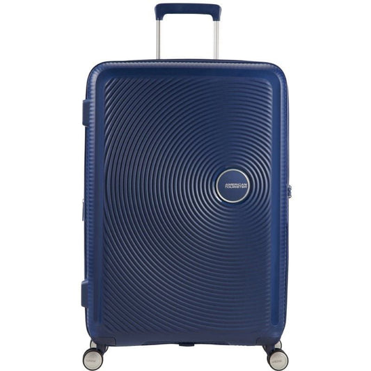 Mala Média American Tourister SoundBox Spinner 67cm/ 67x46.5x29cm/ 4 Rodas/ Azul Marinho