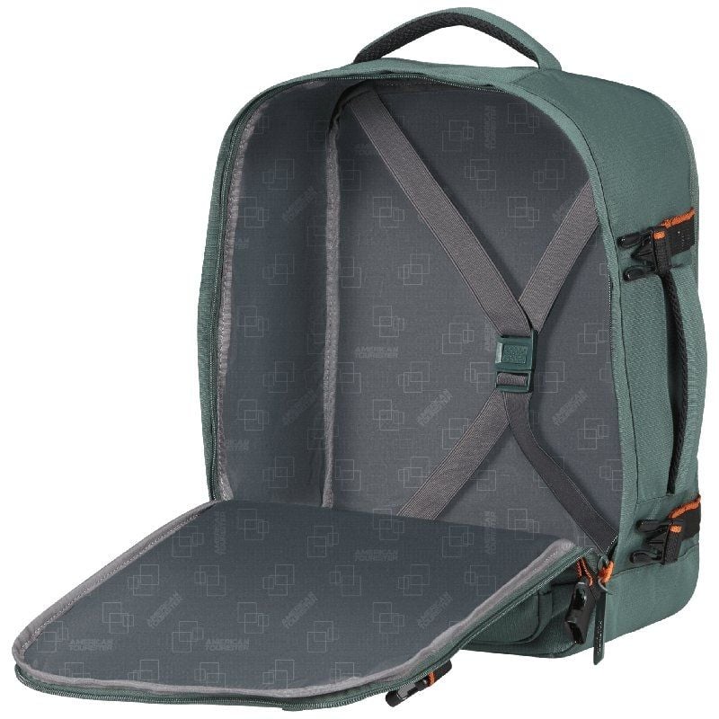 Mochila American Tourister Take2cabin S/M para Portáteis até 15.6"/ 26.5L/ Verde Escuro