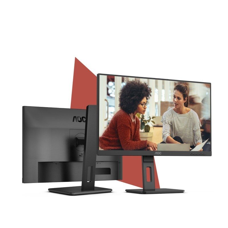 Monitor AOC 24E3QAF 23.8"/ Full HD/ Multimédia/ Regulável em altura/ Preto
