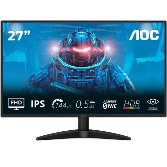 Monitor Gaming AOC 27B36X 27"/ Full HD/ 0.5ms/ 144Hz/ IPS/ Preto