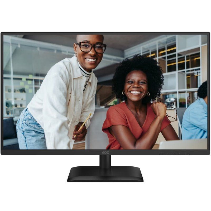 Monitor Profissional AOC 27E4U 27"/ Full HD/ Multimédia/ Ajustável em altura/ Preto