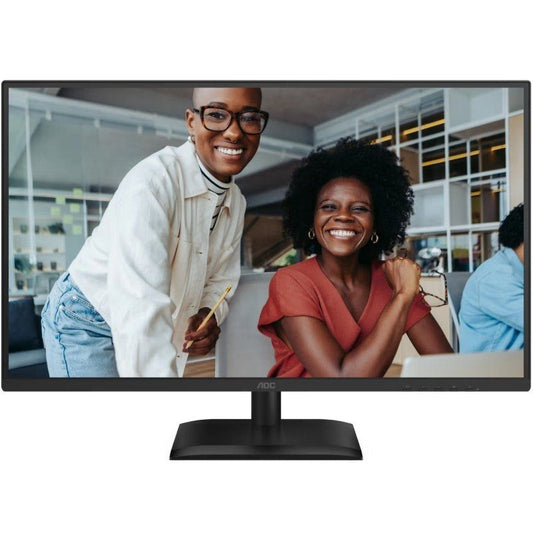 Monitor Profissional AOC 27E4U 27"/ Full HD/ Multimédia/ Ajustável em altura/ Preto