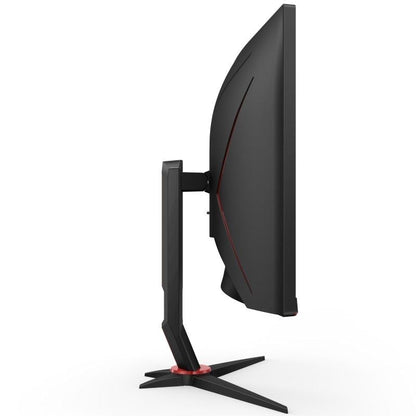 Monitor Gaming Ultrapanorâmico Curvo AOC CU34G2XP/BK 34"/ WQHD/ 1ms/ 180Hz/ VA/ Preto