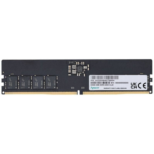 Memória RAM Apacer FL.32G2C.PKH 32GB/ DDR5/ 5600MHz/ 1.1V/ CL40/ DIMM