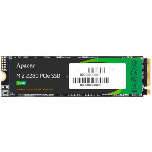Disco SSD Apacer AS2280P4X 1TB/ M.2 2280 PCIe Gen3/ Capacidade Total