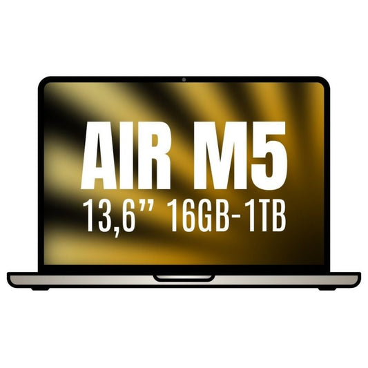 Apple Macbook Air 13,6"/ M5 10-Core CPU/ 16GB/ 1TB SSD/ 10-Core GPU/ Branco Estrela