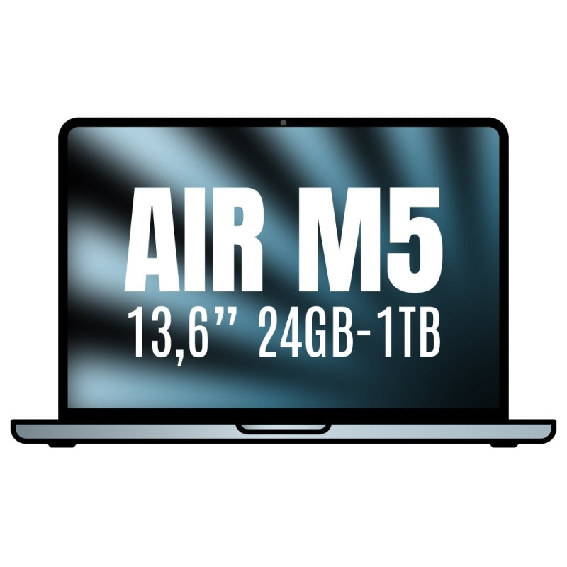 Apple Macbook Air 13,6"/ M5 10-Core CPU/ 24GB/ 1TB SSD/ 10-Core GPU/ Azul