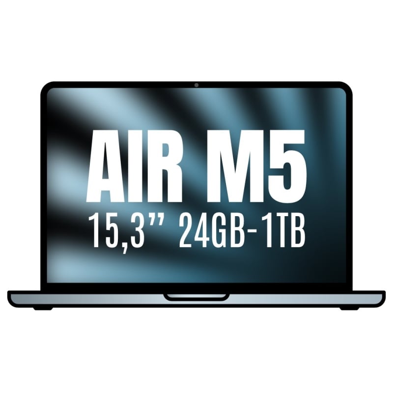 Apple Macbook Air 15,3"/ M5 10-Core CPU/ 24GB/ 1TB SSD/ 10-Core GPU/ Azul