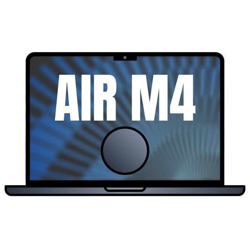 Apple Macbook Air 15,3"/ M4 CPU 10-Núcleos/ 16GB/ 256GB SSD/ GPU 10-Núcleos/ Meia-noite