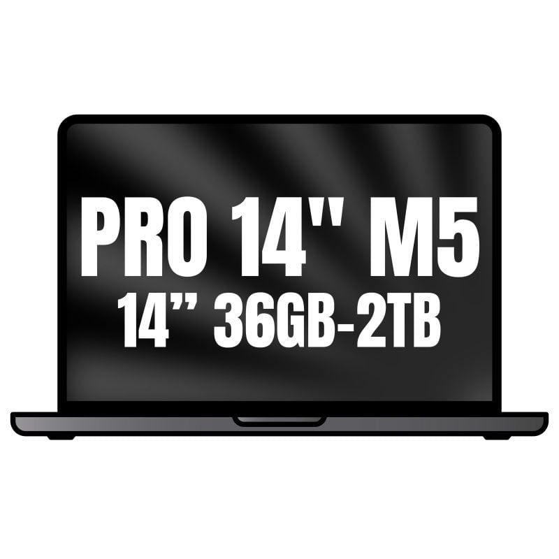 Apple Macbook Pro 14"/ M5 Max 18-Core CPU/ 36GB/ 2TB SSD/ 32-Core GPU/ Preto Espacial