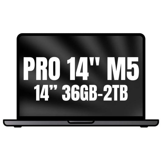 Apple Macbook Pro 14"/ M5 Max 18-Core CPU/ 36GB/ 2TB SSD/ 32-Core GPU/ Preto Espacial