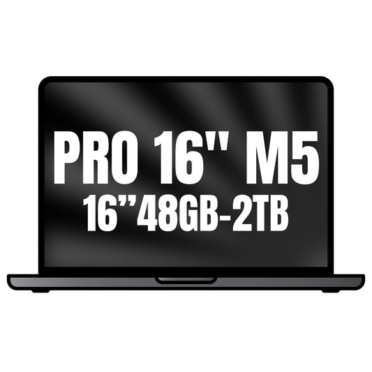 Apple Macbook Pro 16"/ M5 Max 18-Core CPU/ 48GB/ 2TB SSD/ 40-Core GPU/ Negro Espacial
