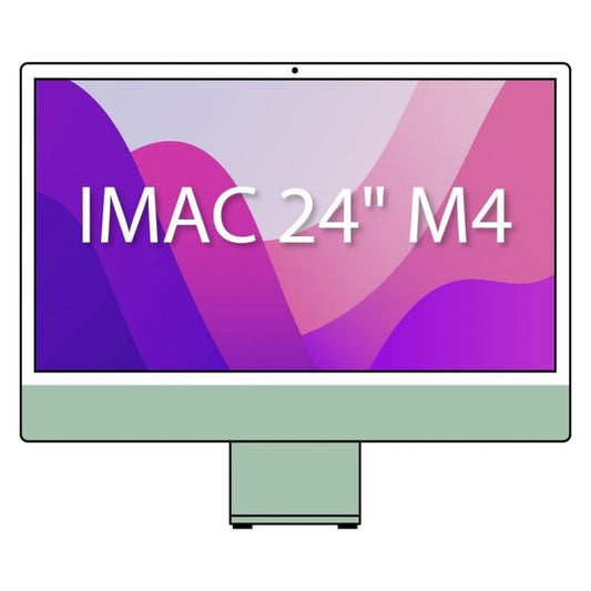 Apple iMac 24" Retina 4,5K / M4 8-Core CPU/ 16Gb/ 256Gb SSD/ 8-Core GPU/ Verde