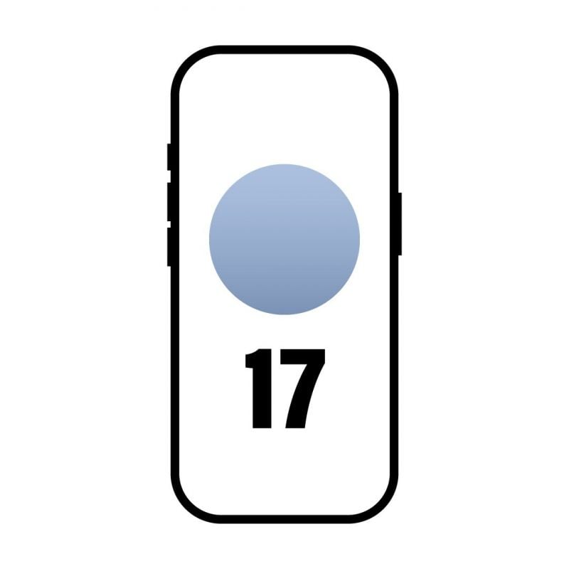 Smartphone Apple iPhone 17 512GB/ 6.3"/ 5G/ Azul Névoa