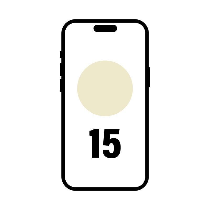 Smartphone Apple iPhone 15 256GB/ 6.1"/ 5G/ Amarelo