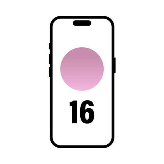 Smartphone Apple iPhone 16 256GB/ 6.1"/ 5G/ Rosa