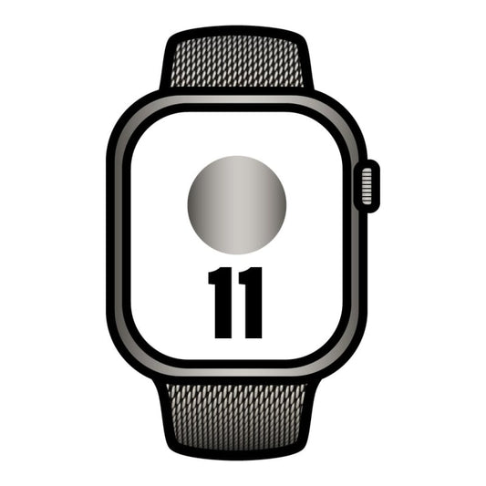 Apple Watch Series 11/ GPS / Cellular/ 46mm/ Titanio Natural/ Correa Milanese Natural S/M
