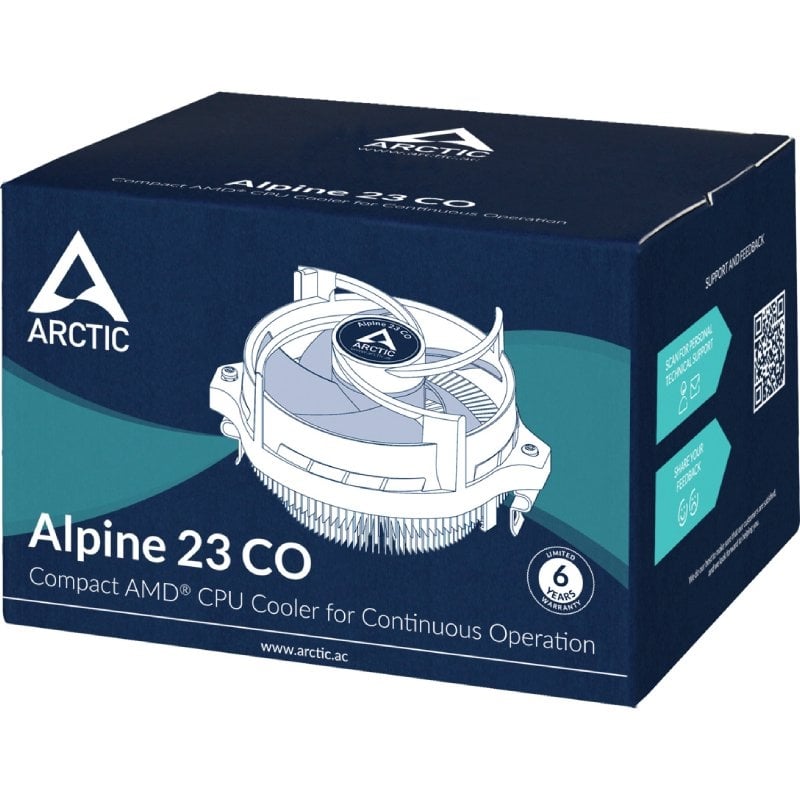 Ventilador con Disipador Arctic Alpine 23 CO/ 9cm