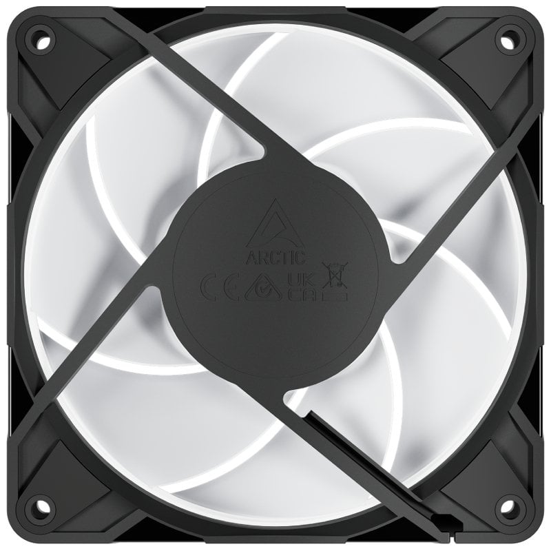 Ventilador Arctic P12 Pro A-RGB LN/ 12cm/ Negro