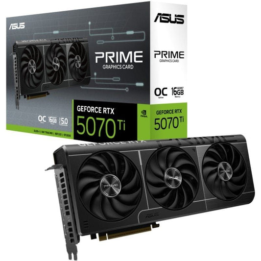 Placa Gráfica Asus Prime GeForce RTX 5070 Ti OC Edition/ 16GB GDDR7