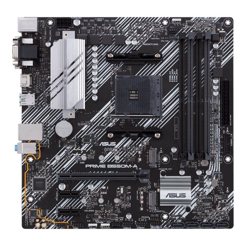 Motherboard Asus Prime B550M-A/CSM Socket AM4/ DDR4/ PCIe 4.0/ Micro ATX