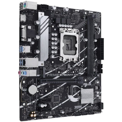 Placa-Mãe Asus Prime B760M-K D4 Socket 1700/ DDR4/ PCIe 4.0/ Micro ATX