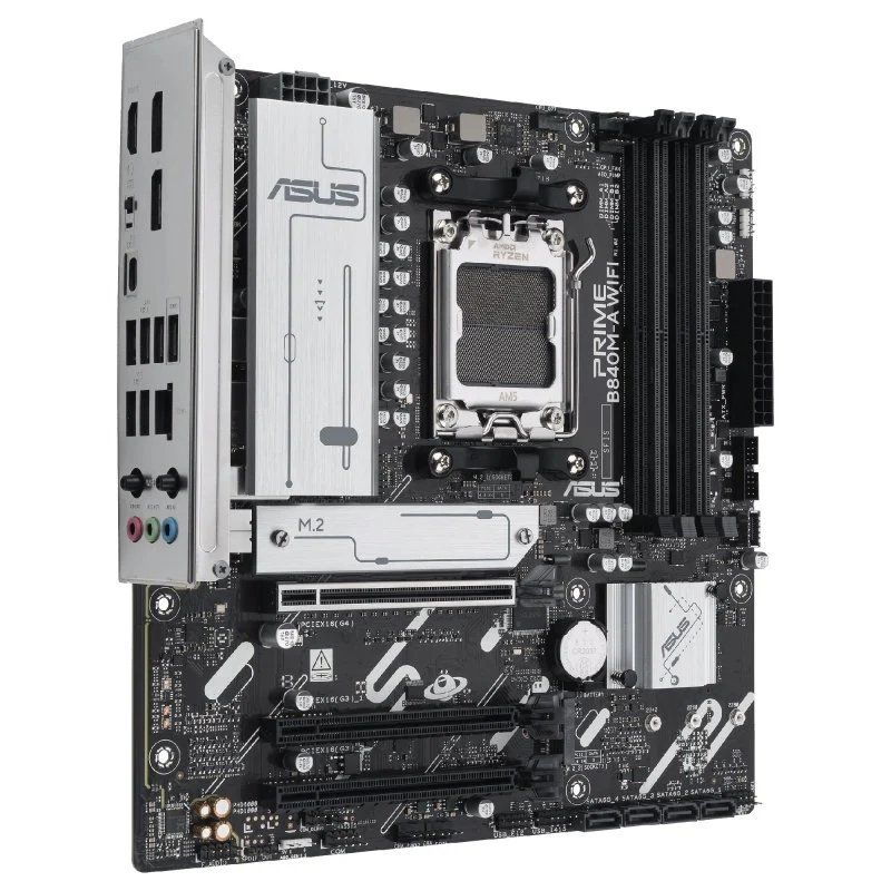 Placa-Mãe Asus Prime B840M-A WIFI Socket AM5/ DDR5/ PCIe 4.0/ Micro ATX