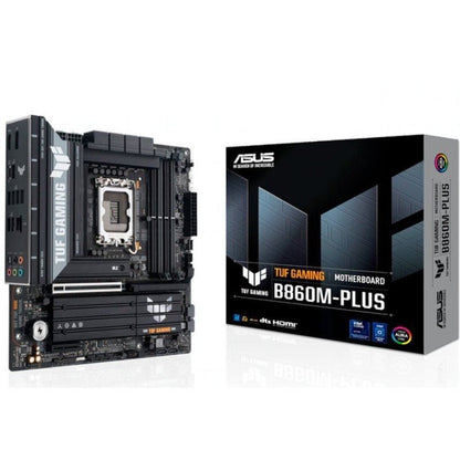 Placa-Mãe Asus TUF GAMING B860M-PLUS Socket 1851/ DDR5/ PCIe 5.0/ Micro ATX