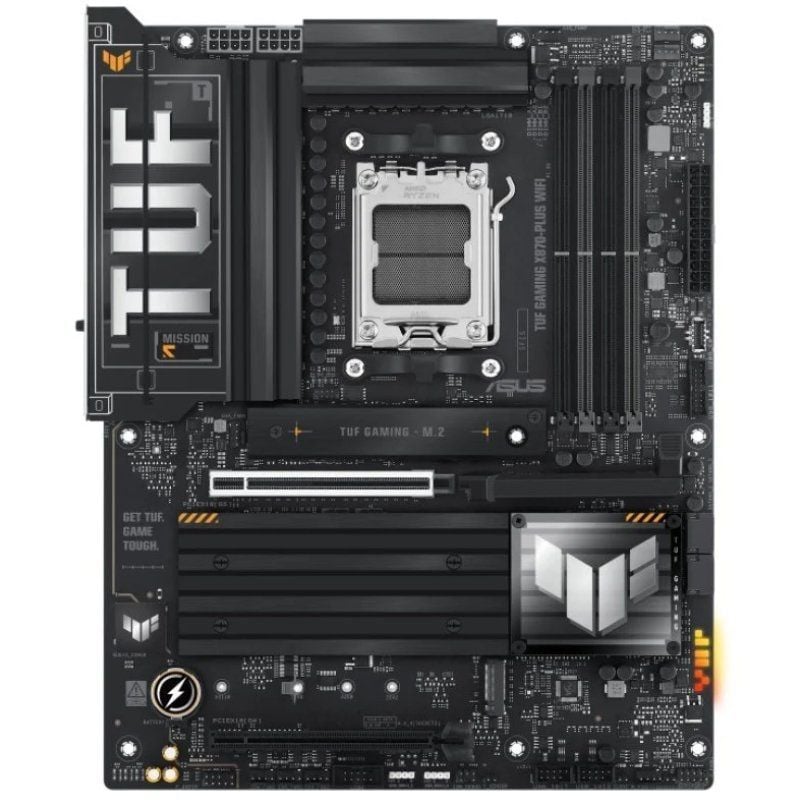 Placa Mãe Asus TUF GAMING X870-PLUS WIFI/ Socket AM5/ DDR5/ PCIe 5.0