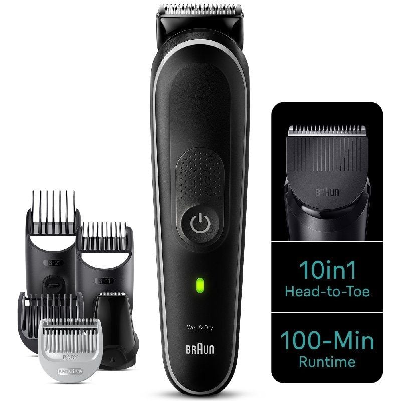 Aparador Braun All-in-One Series 5 MGK5440/ com bateria/ 10 acessórios