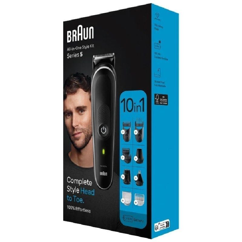 Aparador Braun All-in-One Series 5 MGK5440/ com bateria/ 10 acessórios