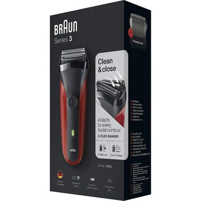 Máquina de Barbear Braun Series 3 300S/ com bateria