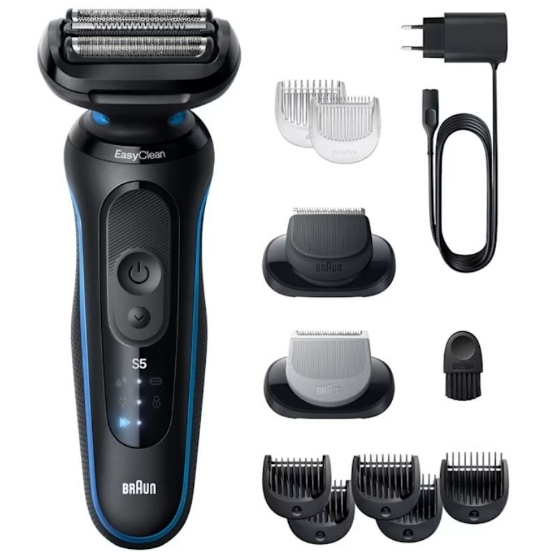 Máquina de Barbear Braun Series 5 52-B1650S/ a Bateria/ 2 Acessórios