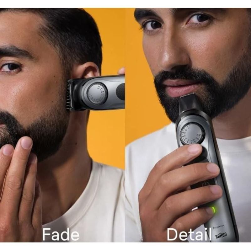 Aparador de Barba Braun BeardTrimmer 7 BT7420/ com Bateria/ 6 Acessórios